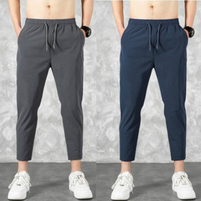 (2 pcs Combo) Premium Quality Solid Trousers' For Men