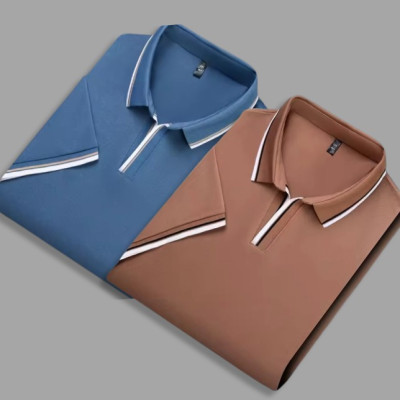 2 pcs Premium Cotton Casual Polo T-Shirt For Men
