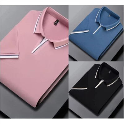 3 pcs Premium Cotton Casual Polo T-Shirt For Men