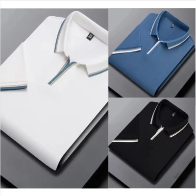 3 pcs Premium Cotton Casual Polo T-Shirt For Men