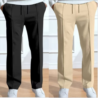 2 Pics Combo Premium Formal Pant Cutting Trouser For Men