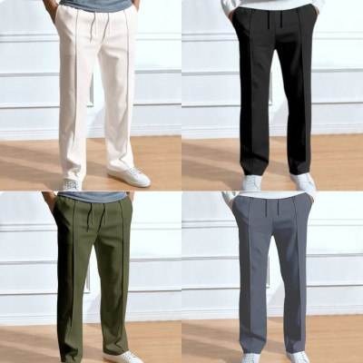 4 Pics Combo Premium Formal Pant Cutting Trouser For Men