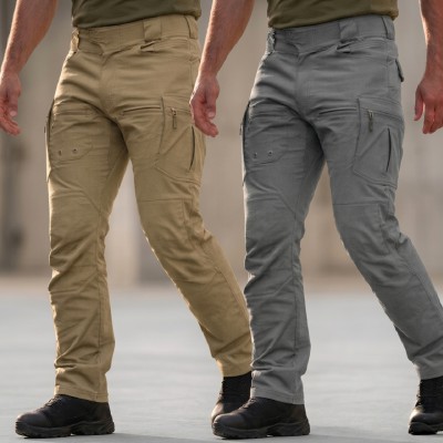 2 Pics Premium Twill Stretch 10 Pocket Pant