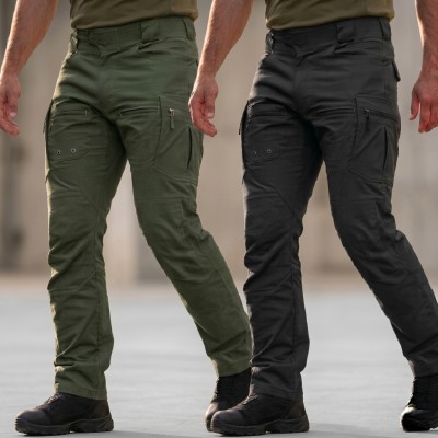 2 Pics Premium Twill Stretch 10 Pocket Pant